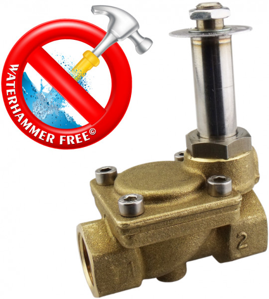 Électrovanne 2/2 voies 1/2" NO Ms/EPDM 0,3-16 bar