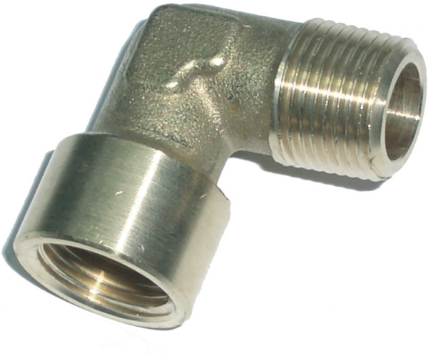 draadnippel Knie-M.F. BLANK messing