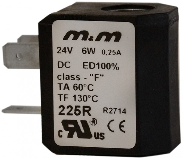 Spoel 2 UL 24Vdc 6W  (niet stand. EU)