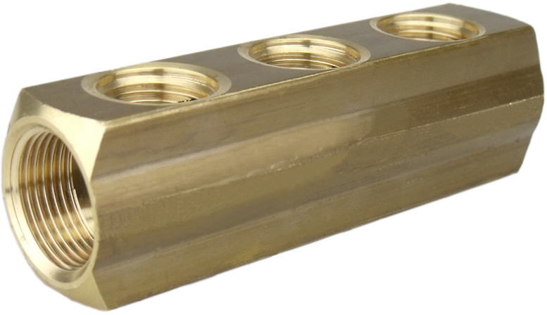Verdeelblok Ms 1 1/4" (5x1/2") 2-zijdig