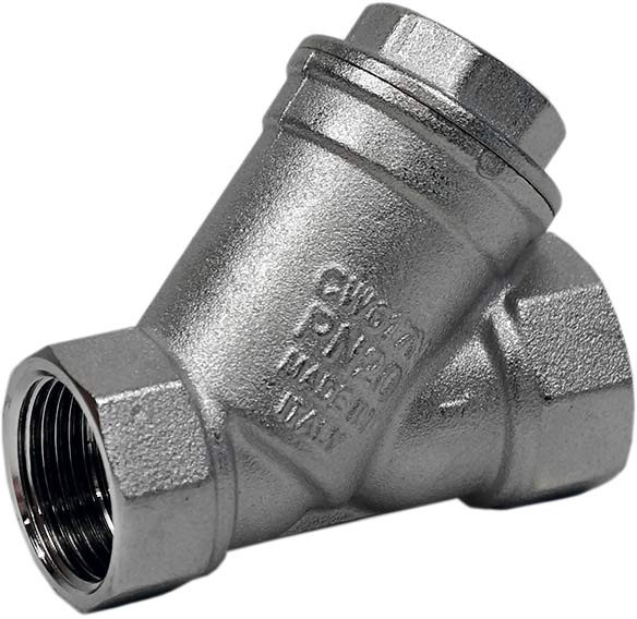 Y-filter Msv/RVS 1/4" 300Mu