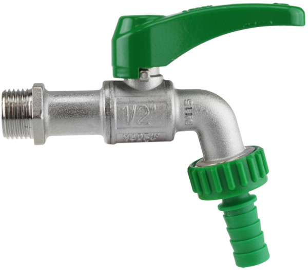 Buitenkraan G1/2" flex. slangaansluiting
