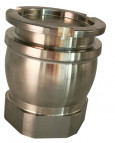 MannTek Dry Disconnect Trockenkupplung Tankunit - Edelstahl - 2" Innen Gewinde - DN50