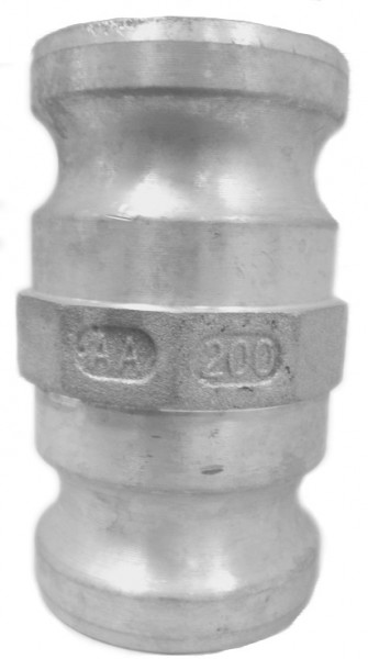 Camlock - verloop mannelijk naar mannelijk - aluminium - 2" - DN50