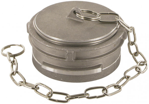 Raccord pompier Guillemin - bouchon borgne - sans verrou - DN40 - Aluminium