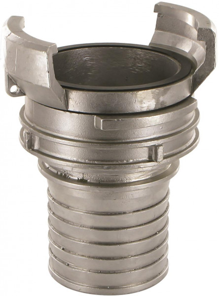Raccord Guillemin x embout de tuyau - DN100 x 100mm - Inox 316