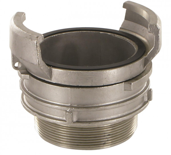 Raccord Guillemin x filetage mâle - avec vergrendeling - DN40 x 1-1/2" - Inox 316