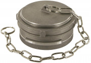 Guillemin koppeling - blindkap - zonder vergrendeling - DN40 - Aluminium