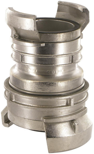 Raccord Guillemin reducerend - avec vergrendeling - DN65 x DN50 - Inox 316