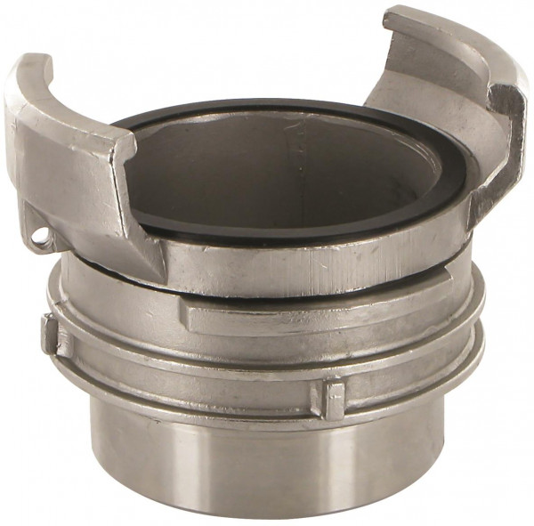 Raccord Guillemin avec laseinde - avec vergrendeling - DN100 x 114,3mm - Inox 316