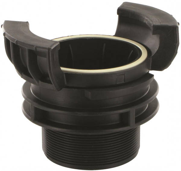 Raccord Guillemin x filetage mâle - avec vergrendeling - DN100 x 4" - Polypropyleen