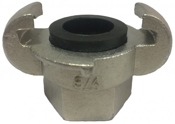 Klauwkoppeling x filetage femelle - avec veiligheidsclip en NBR étanchéité - 42mm x 1/2" - Inox 316