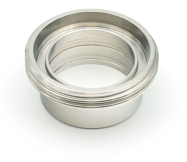 Melkkoppeling - Zuivelkoppeling - DIN 11851 - Walsdraadstuk - DN40 - RVS 304 afbeelding