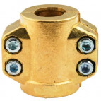 Stoomkoppeling - 3/4” Buitendraad NPT - RVS