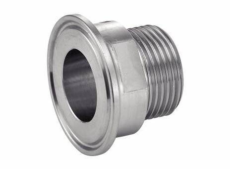 Triclamp koppeling - DIN 32676 - Inschroef Ferrule - DN65 - Fl91mm x 2-1/2" buitendraad afbeelding