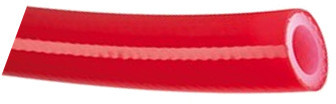 Siliconeslang - met inlage - Rood - 12,7 x 20,7mm (Per Rol 25m)