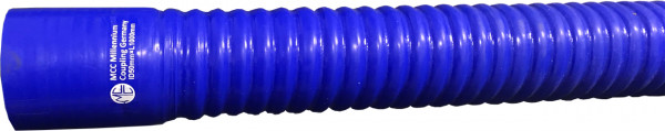 Flexible Tuyau silicone avec lisse embout - 60 x 70mm - Bleu (Per Longueur 35cm)