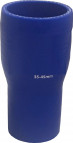 Flexible Silikonschlauch mit glattem Tülle - 60 x 70mm - Blau (pro Länge 35cm)