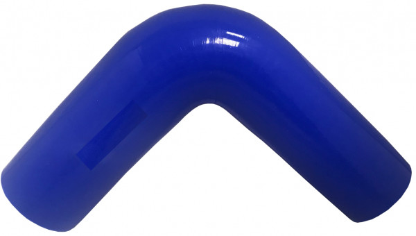 Siliconeslang - Reducerende Bocht 90° - 13 x 19mm - Blauw