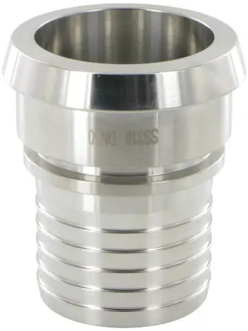 Melkkoppeling - Zuivelkoppeling - DIN 11851 - Slangpuntstuk - DN100 x 103mm - RVS 316 afbeelding