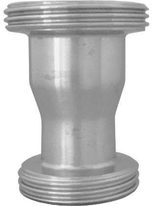 Raccord laitier - Raccord laitier - DIN 11851 - réduction - Pièce filetée x Pièce filetée - DN100 x DN80 - Inox 316
