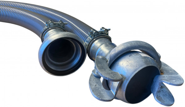 Universele Slang Zuig-Pers - Compleet met Bauer Koppelingen - 75mm - 1meter