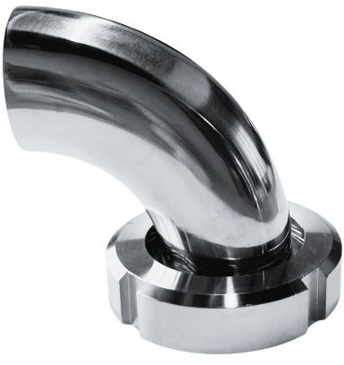 Raccord laitier - Raccord laitier - DIN 11851 - Koppelbocht 90° - Embout pointu x Las - DN32 - Inox 316