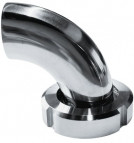 Melkkoppeling - Zuivelkoppeling - DIN 11851 - Koppelbocht 45° - Puntstuk/Wartelmoer x Laseinde - DN25 x 29mm - RVS 316