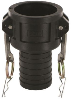Camlock Vrouwelijk met Slangtule - Type C - PP (Polypropyleen) - Slangtule 25 mm - DN 25 - C100 afbeelding