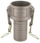 Camlock Vrouwelijk met Slangtule - Type C - Aluminium - Slangtule 38 mm - DN 40 - C150