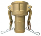 Camlock type D - vrouwelijk met binnendraad - messing - 1/2" - DN13 - D50