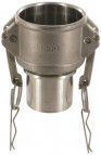 Tankwagen Slangpilaar - Uitwendig schroefdraad - RVS - 11/2" (DN38)