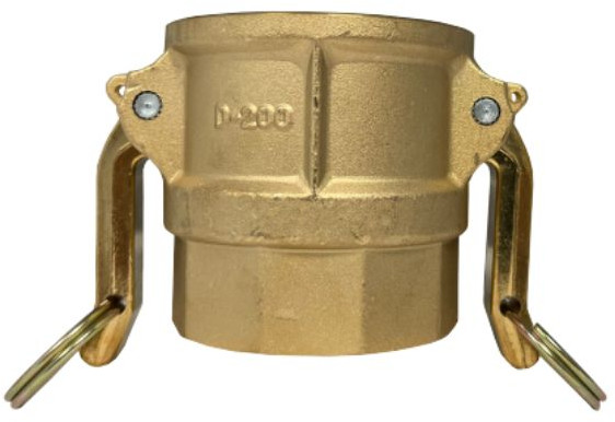 Camlock Vrouwelijk met Binnendraad - Type D - Messing - 1 - DN 25 - D100 afbeelding