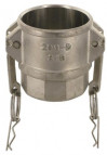 Camlock Vrouwelijk met Binnendraad - Type D - RVS-316 - 2-1/2" - DN 65 - D250