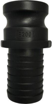 Camlock Mâle avec Embout de tuyau - Type E - PP (Polypropyleen) - Embout de tuyau 13 mm - DN 13 - E50