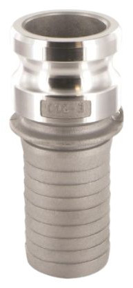 Raccord Camlock type E - mâle avec douille annelée - aluminium - 1" - DN25 - E100