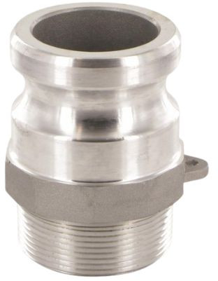 Camlock Mannelijk met Buitendraad - Type F - Aluminum - 4” - DN 100 - F400