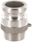 Camlock type DP - stofplug voor een vrouwelijk deel - aluminium - 1" - DN25 - DP100