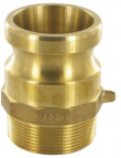 Camlock Male with External Thread - Type F - Brass - 2" - DN 50 - F200