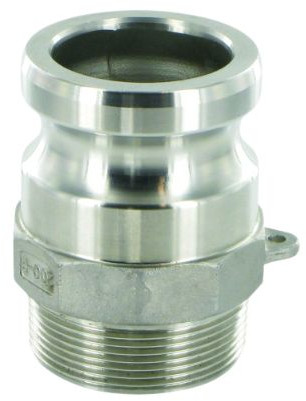 Camlock Mannelijk met Buitendraad - Kamlock F - RVS 316 - DN26 - 13 NPT afbeelding