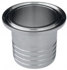 Tri Clamp koppeling - DIN 32676 - Inschroef Ferrule - DN25 - Fl50,5mm x 1" buitendraad