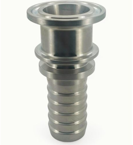 Tri-clamp raccord - DIN 32676 - Embout de tuyau 65mm - Flensmaat 77.5mm - Avec kraag - Inox316 - DIN