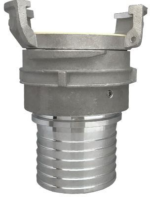Raccord Guillemin x embout de tuyau pivotant - DN80 x 76mm - Aluminium