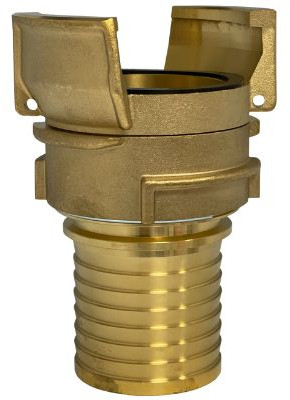 Raccord Guillemin x embout de tuyau - DN80 x 76mm - Laiton