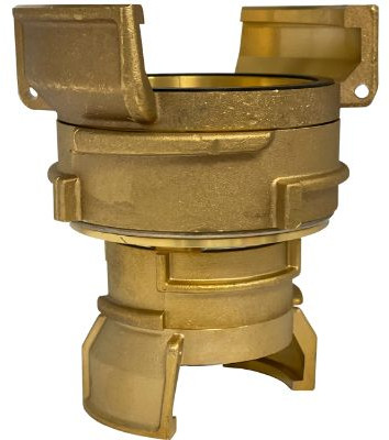 Guillemin koppeling - verloop - met vergrendeling - DN80 x DN50 - Messing