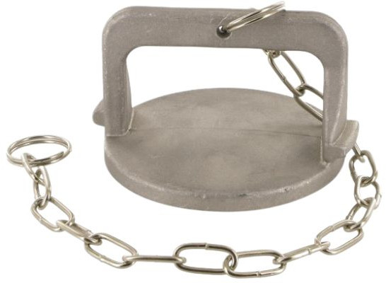 Raccord pompier Guillemin - bouchon mâle - sans verrou - DN100 - Aluminium