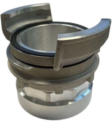 Raccord Guillemin x draaibaar filetage femelle - avec vergrendeling - DN80 x 3" - Inox 316