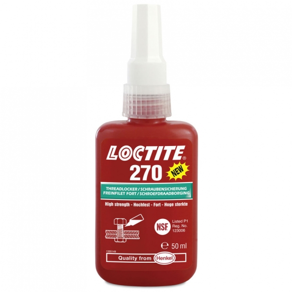 Loctite 270 Schroefdraadborging Sterk (50ml)