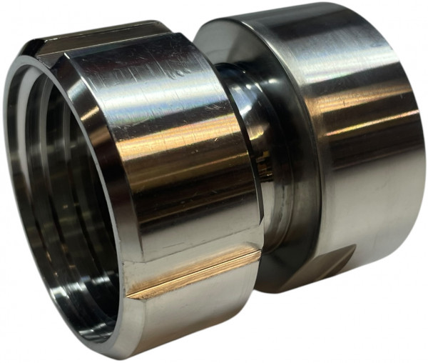 IBC Adaptateur vers BSPP filetage femelle - filetage femelle x BSPP filetage femelle - S60x6 x 2-1/2" - Inox316