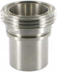 Dairy Fitting - DIN 11851 - Male Thread with smooth Hose Tail - DN50 x 50mm - Stainless Steel 316